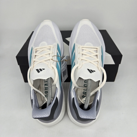 New Adidas UltraBoost 5X White Pure Teal JI3244 Men\'s Running Shoes Size 10 main image 7